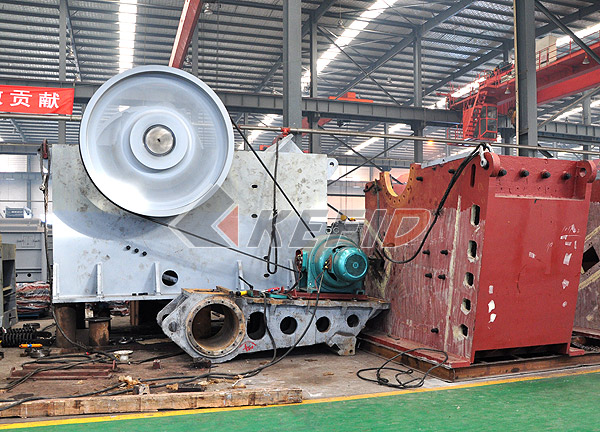 Jaw crusher testing