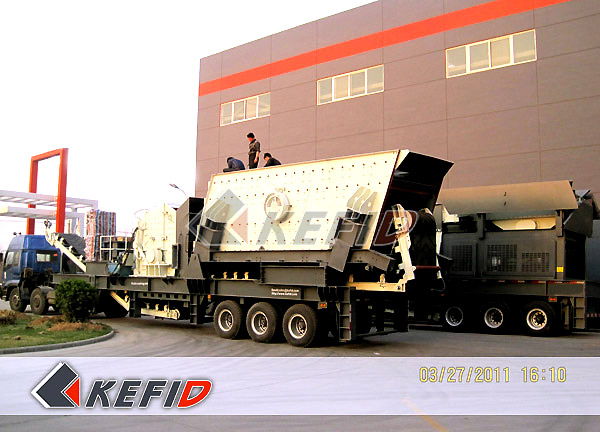 mobile crushing plant