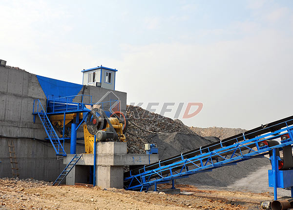 jaw crusher in the workshop