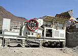 Combination mobile crushing plant