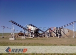 Stationary crushing plant in Mongolia