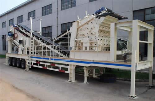 Mobile Impact Crusher Crushing Plant