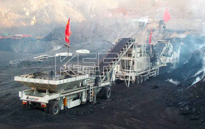 Mobile Crushing Plant on Site