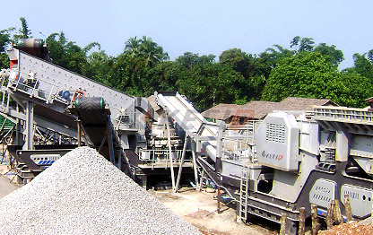 Granite crushing plant