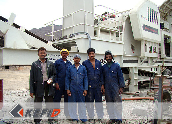 KEFID Mobile Crusher in OMAN