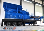 Mobile crushing plant in the workshop