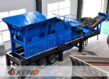 Mobile crushing plant in the workshop