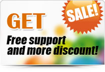 Get Free support and more discount!