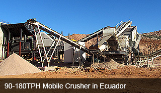 90-180TPH Mobile Crusher in Ecuador