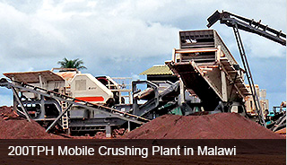 200TPH Mobile Crushing Plant in Malawi