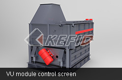 VU module control screen
