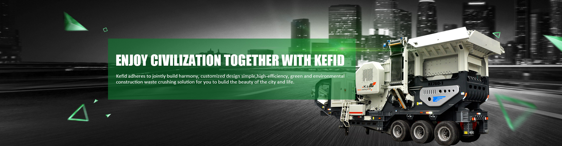 Kefid Crushing Mobile Crusher Grinding Screening And Washing Plant