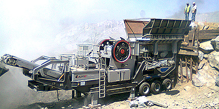 120-150TPH Mobile Impact Crusher in Chile