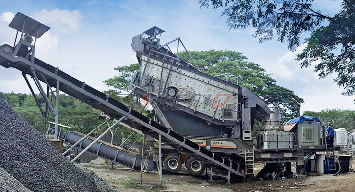 100TPH Mobile Crushing Plant In Subic, Philippines