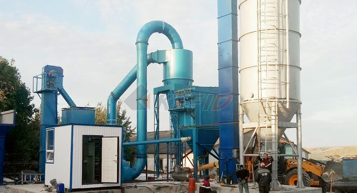 Limestone milling line in Kazan, Russia