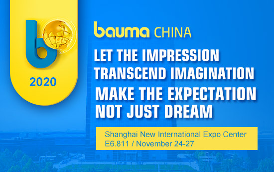 bauma CHINA 2020  To arrive as scheduled